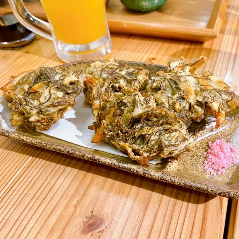 本部町産もずくの天ぷら(海邦丸 )