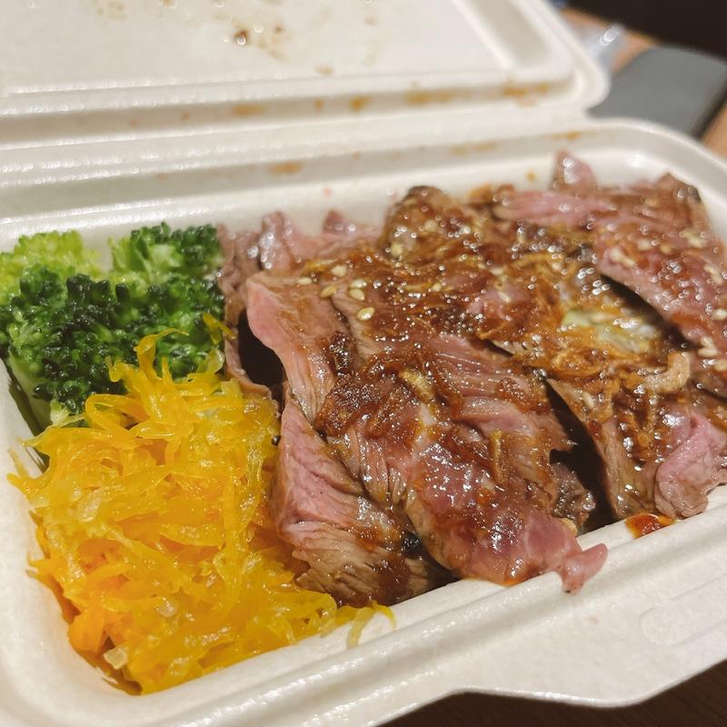 ダブルバターステーキBOX(鉄板焼き ステーキ ミキスケ)