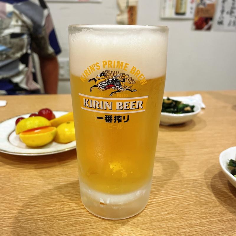 生ビール（中）(割烹 味とめ （あじとめ）)