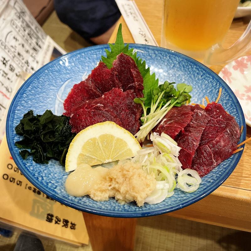 鯨刺し(割烹 味とめ （あじとめ）)