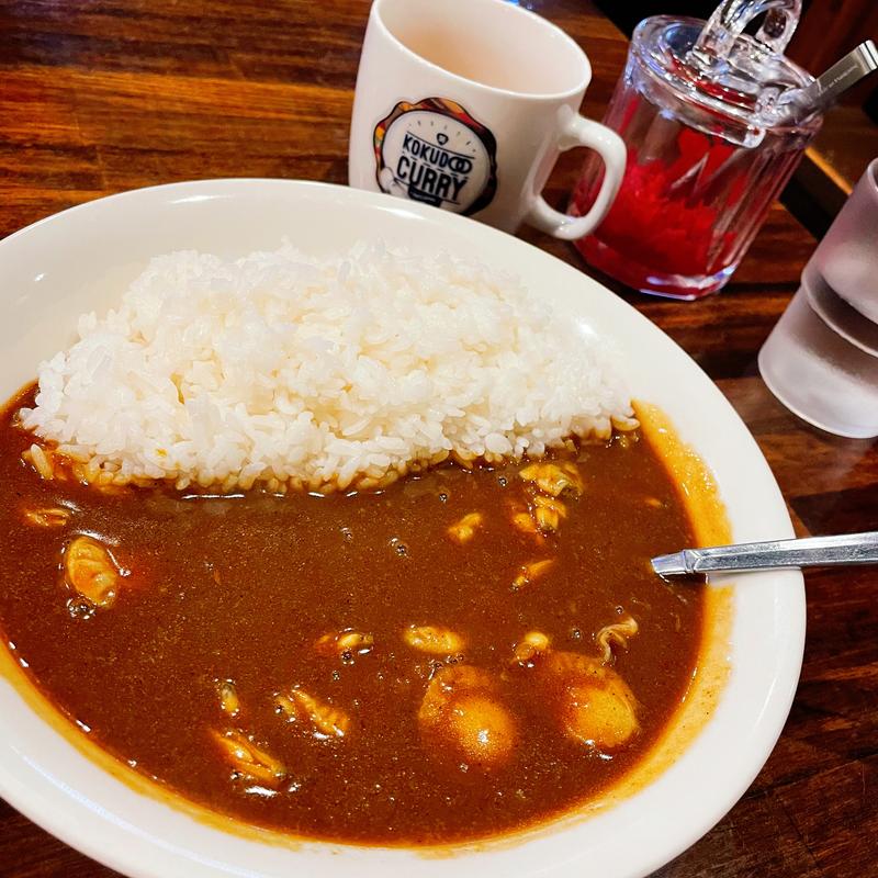 アサリたっぷり帆立カレー　大盛り(コクドウカレー )