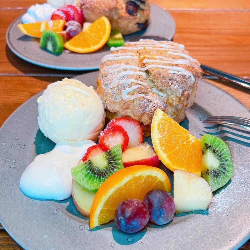 スコーンアラモード(cafe kaimana lio)