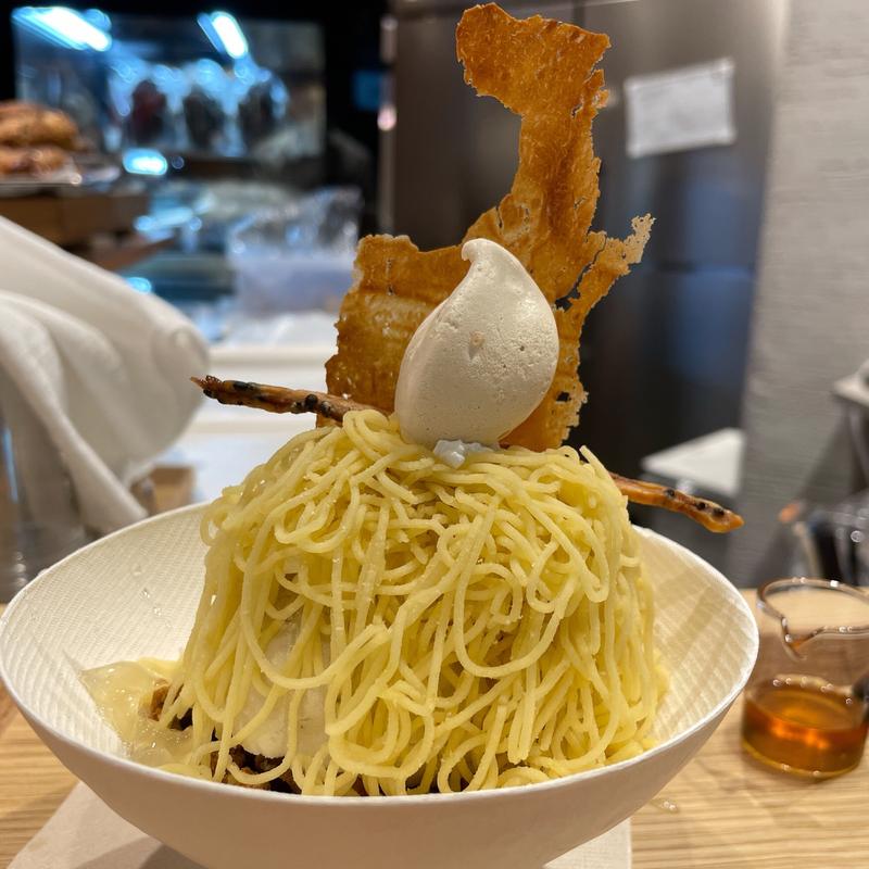 モンブランパフェ(維新蔵LUKUA大阪店)