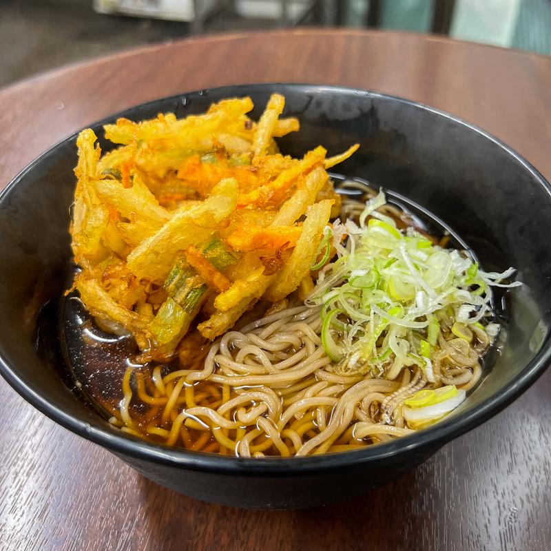 かき揚げそば(立ち喰い 雑賀屋)