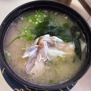 魚のアラとあさりの味噌汁(回転寿司みさき 仙台クリスロード店)