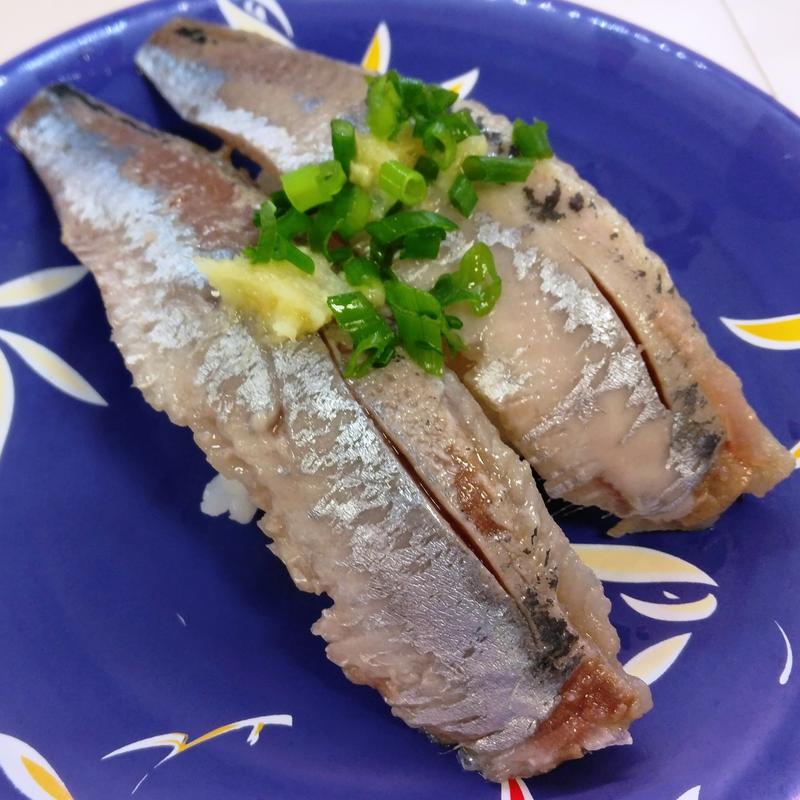 塩〆いわし(回転寿司みさき 仙台クリスロード店)