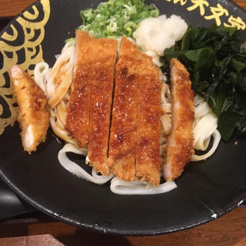 カツおろしぶっかけ(うどん大文字 大野城本店)