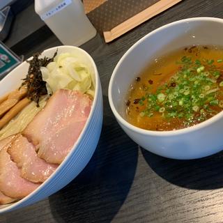 魚出汁つけ麺 大盛り 塩 焼豚 メンマ(札幌Fuji屋)