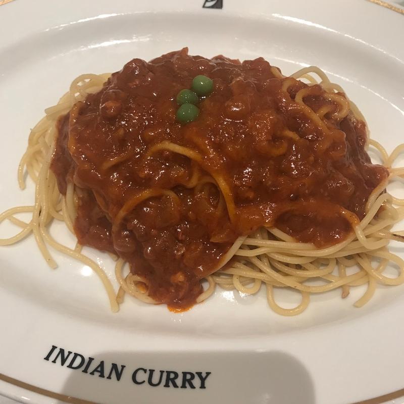 ミートソーススパゲティ(インデアンカレー Otemachi One店)