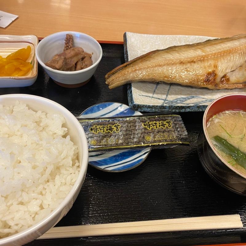 ホッケ定食(函館朝市食堂)
