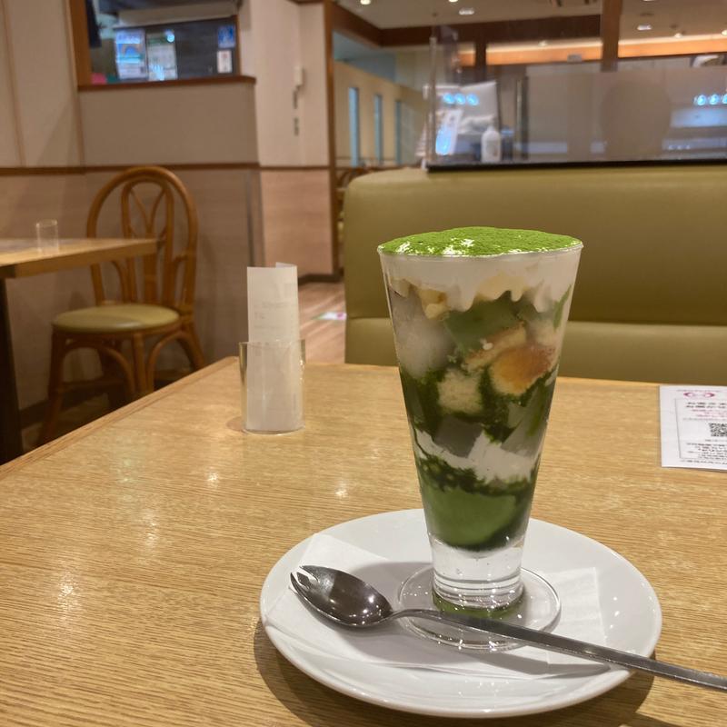 抹茶ぱふぇ(れすとらん四六時中 永山店 )