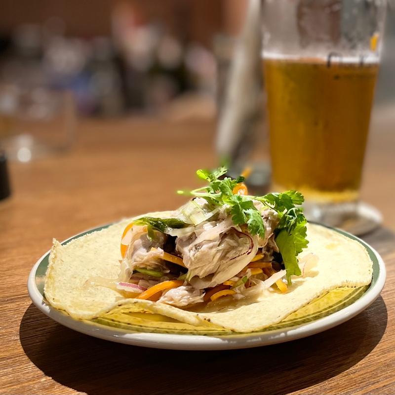 ワラサのセビーチェ(タコス)(the day east tokyo（ザデイ）)