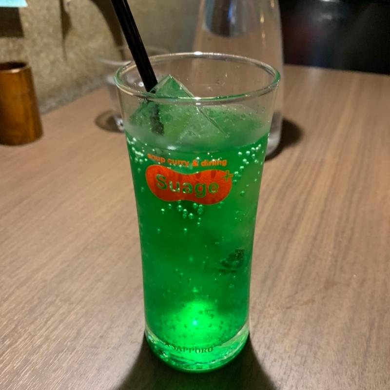 メロンソーダ(スープカリー スアゲ プラス 本店)