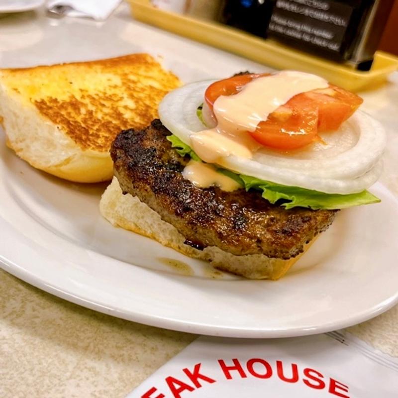 ハンバーガー(ジャッキー ステーキハウス)