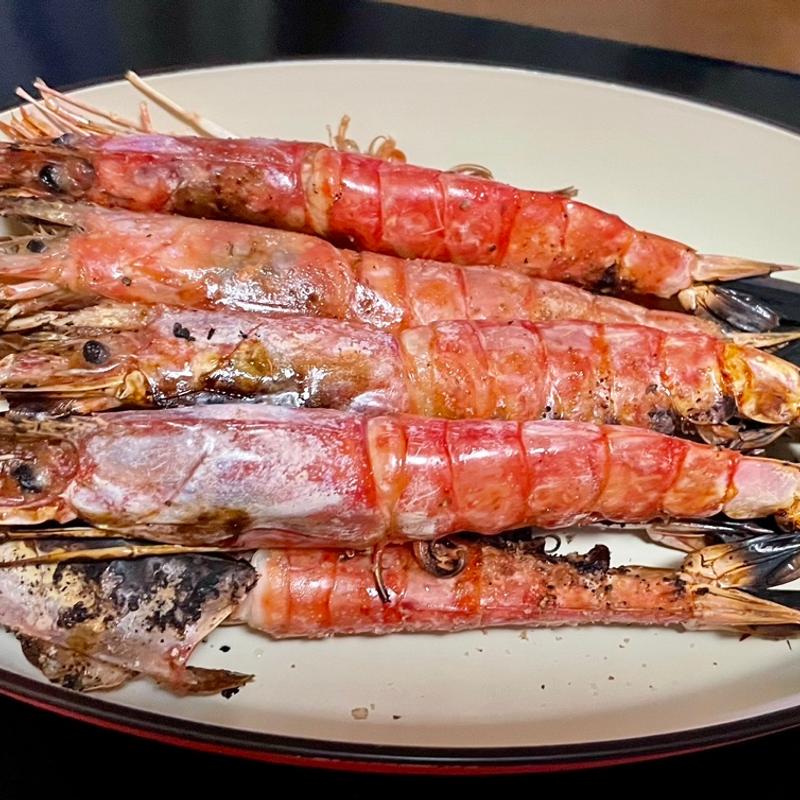 エビ塩焼き(自宅)