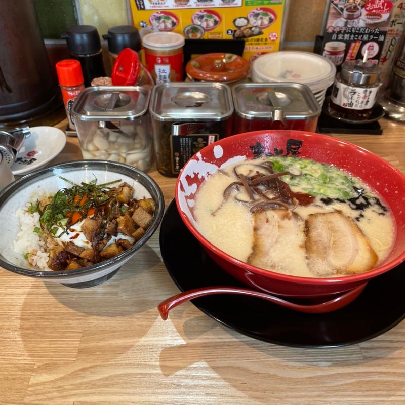 焼豚丼定食(まこと屋)