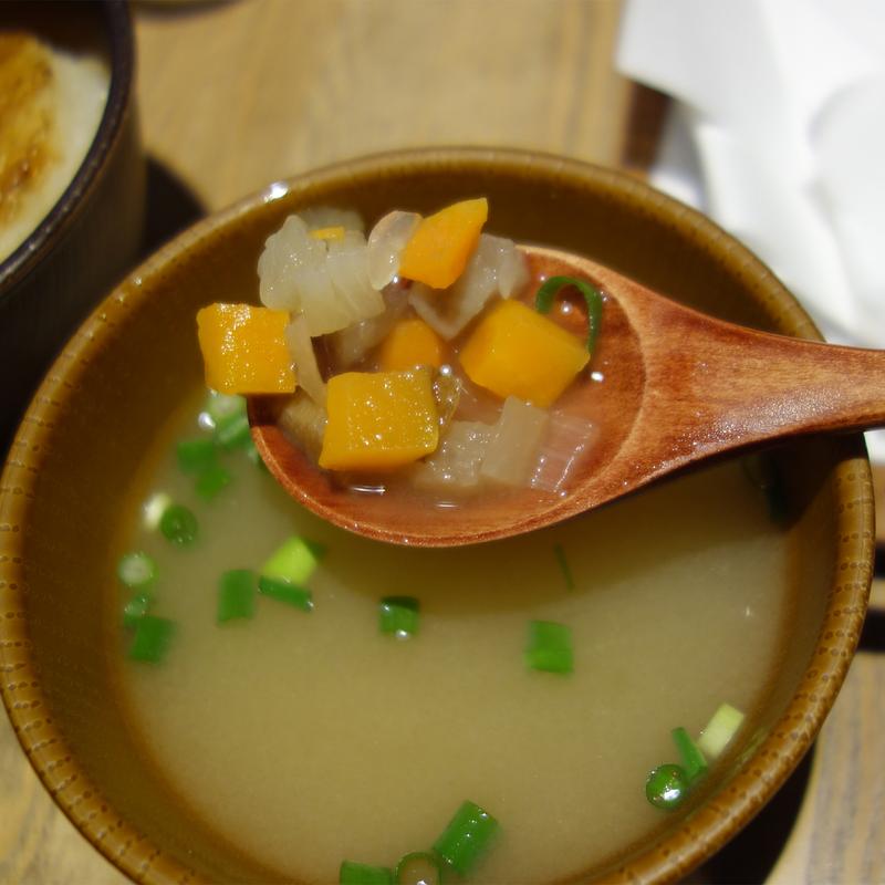 お味噌汁セット(コメコメバーガー 長尾店)