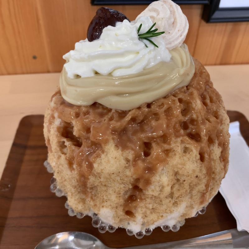 モンブラン(かき氷専門店SANGO)