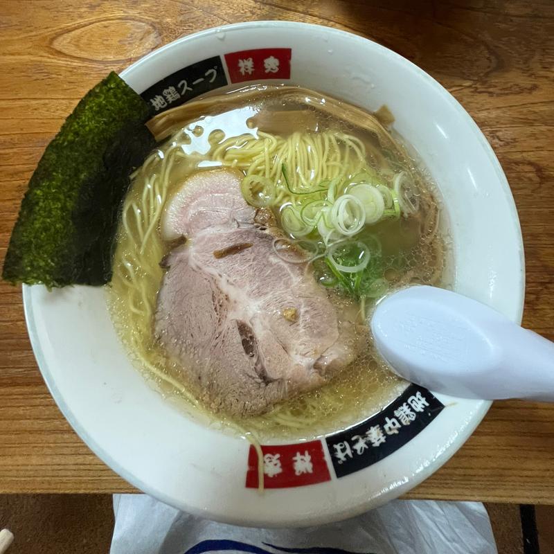 塩ラーメン(地鶏中華そば 祥秀)