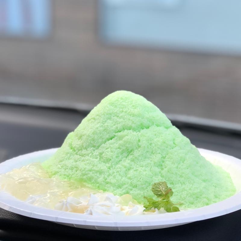 細雪メロンミルク味(御勅使氷菓子店（みだいこおりかしてん）)