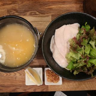 鶏白湯塩つけ麺(麺屋時茂)