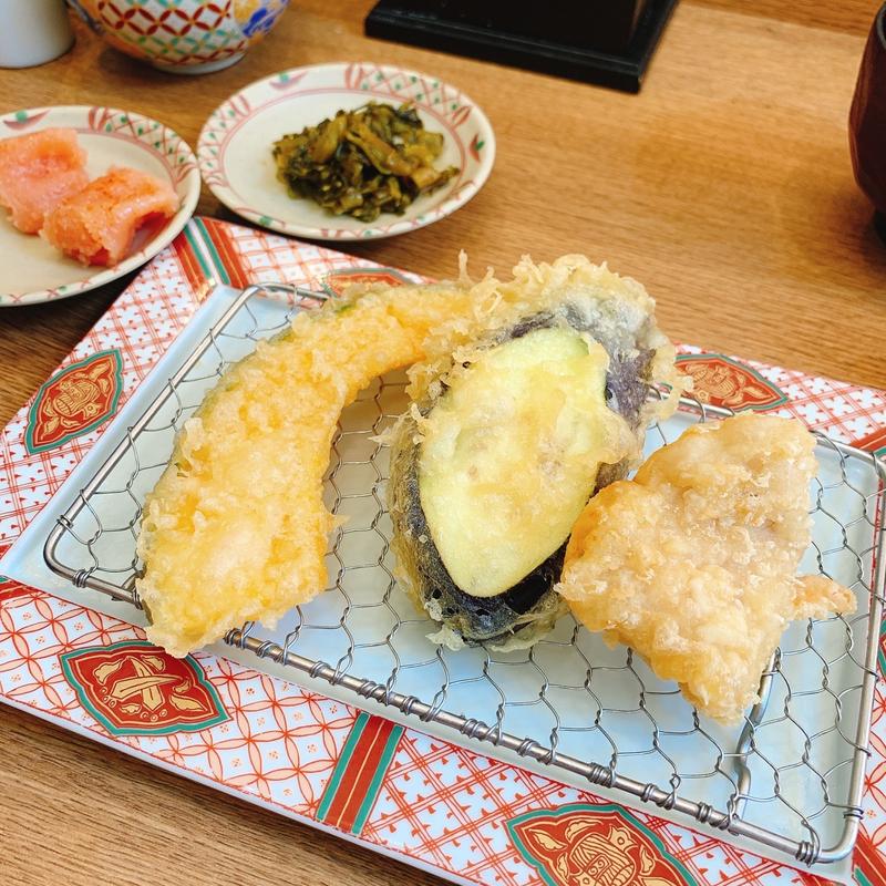 やまみ定食(博多天ぷら やまみ JR川崎タワー店)