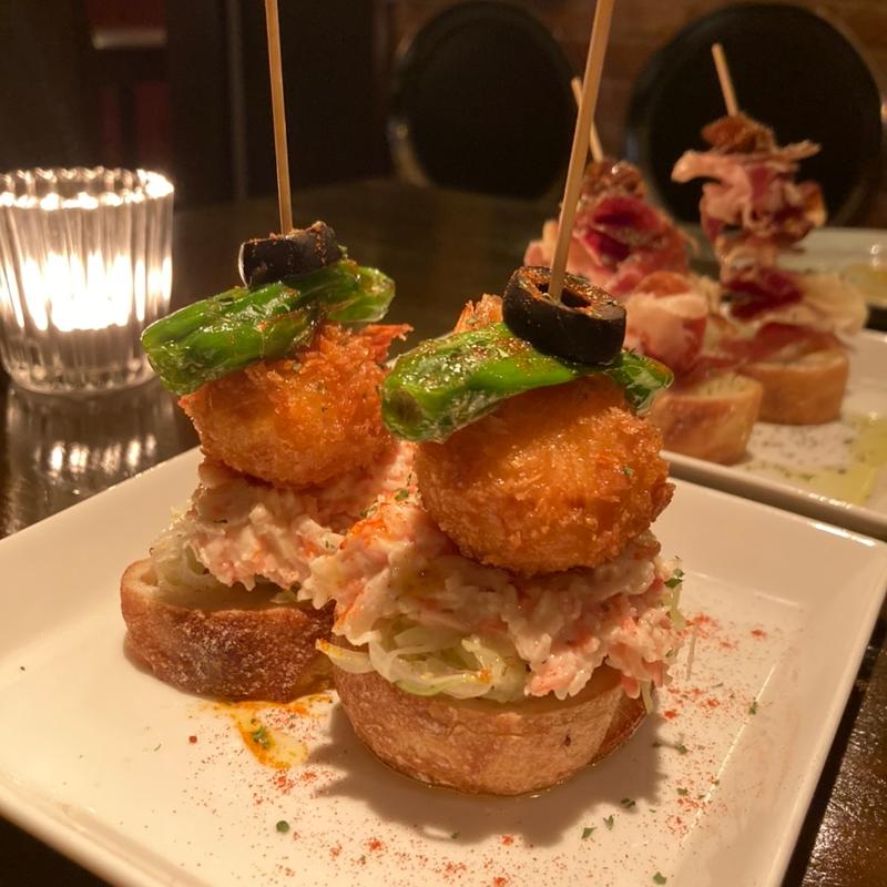 ピンチョス　クロケッタ(スペインレストランテ カサ・デ・セビージャ)