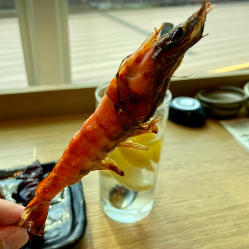 ソフトシュリンプ串(竹乃屋 福岡空港店)