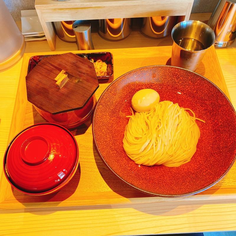 コーチンと伊吹いりこの昆布水麺(麺つむぎ蒲生)