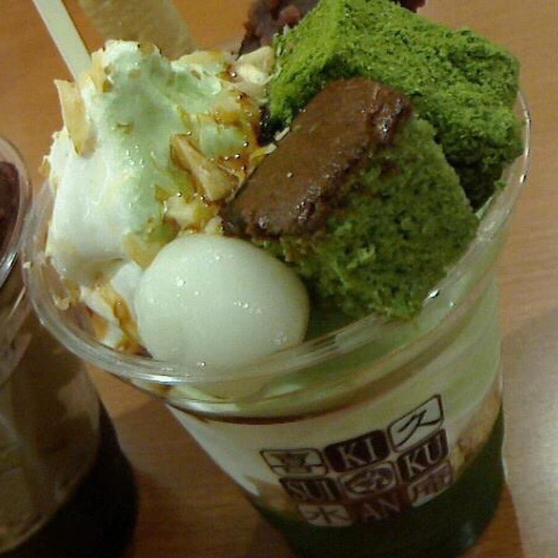 抹茶パフェ(お茶の井ヶ田 喜久水庵　 ララガーデン長町店 （きくすいあん）)