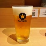 ビール(らぁ麺 恋泥棒)