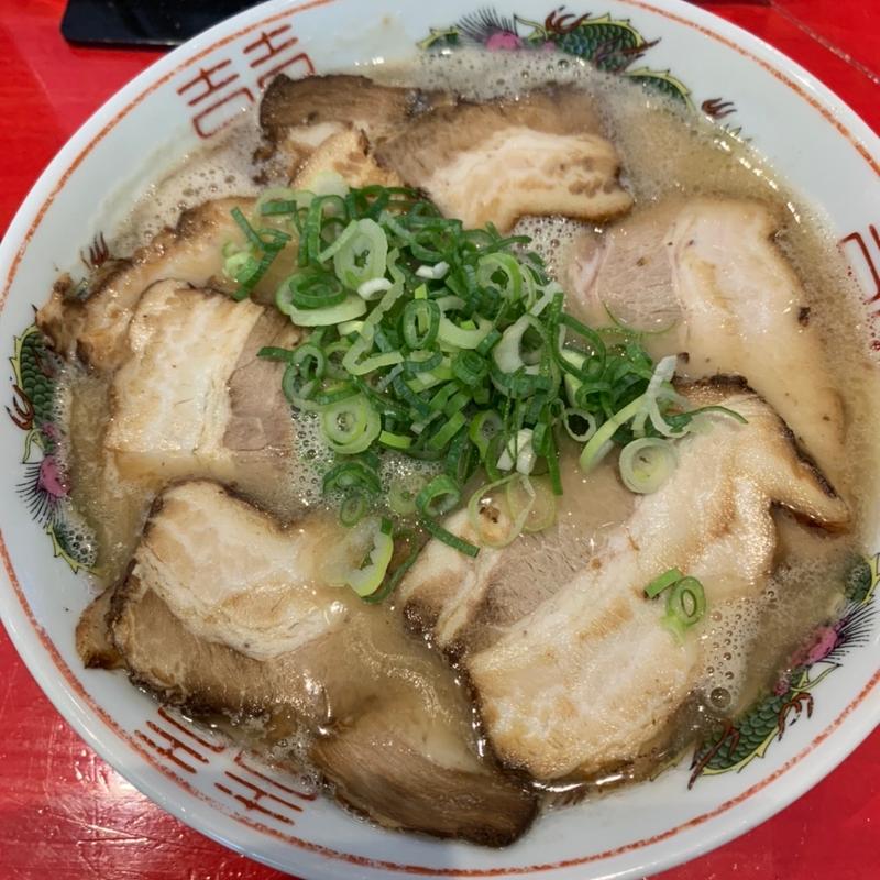チャーシュー麺(博多大砲ラーメン 新宮店)