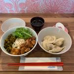 ルーローハン定食(温玉のせ、水餃子4個)(雲庭)