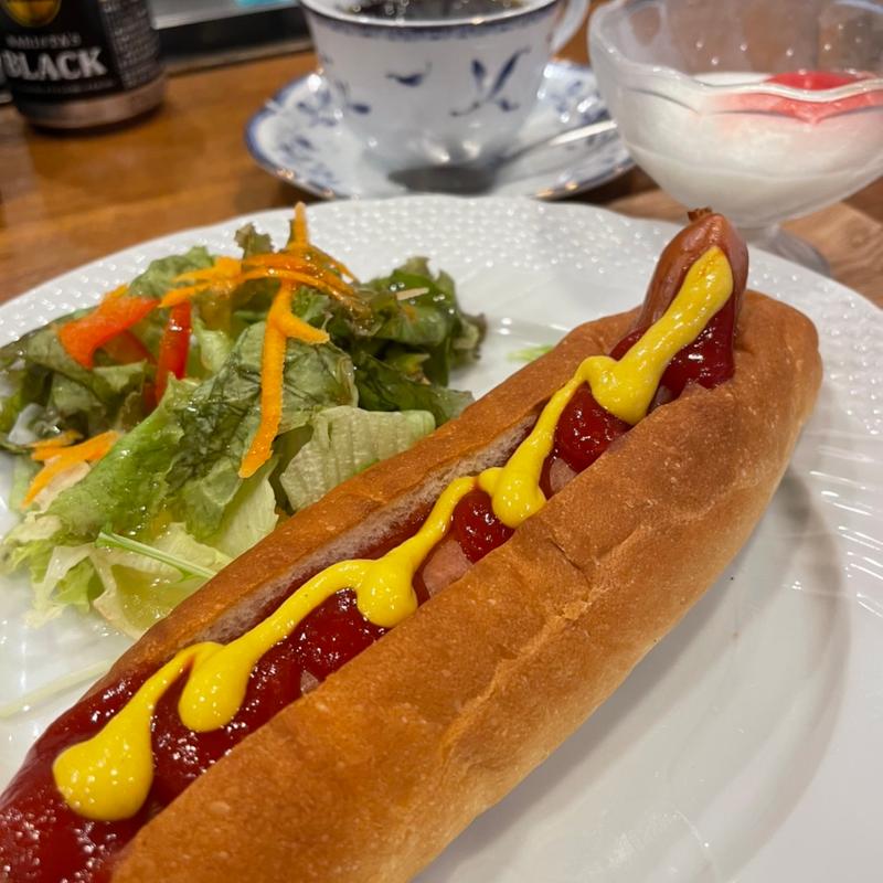 ホットドック(モーニングメニュー)(大山珈琲 鳳店)