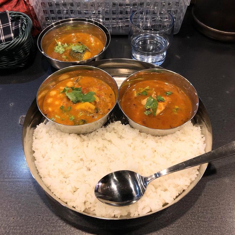 3種の小カレーセット(大江カレー)