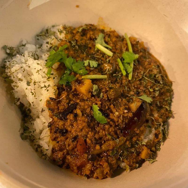 しめじと蓮根の牛豚キーマ(Rock食堂)