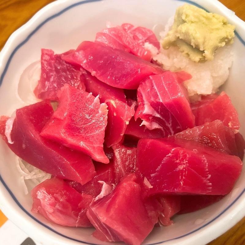 まぐろぶつ切(食事処 酒肴 水口)