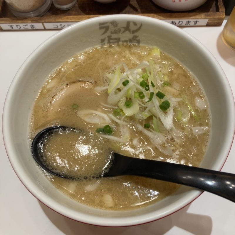 魚介豚骨ラーメン(ラーメン海鳴 JRゲートタワー店)