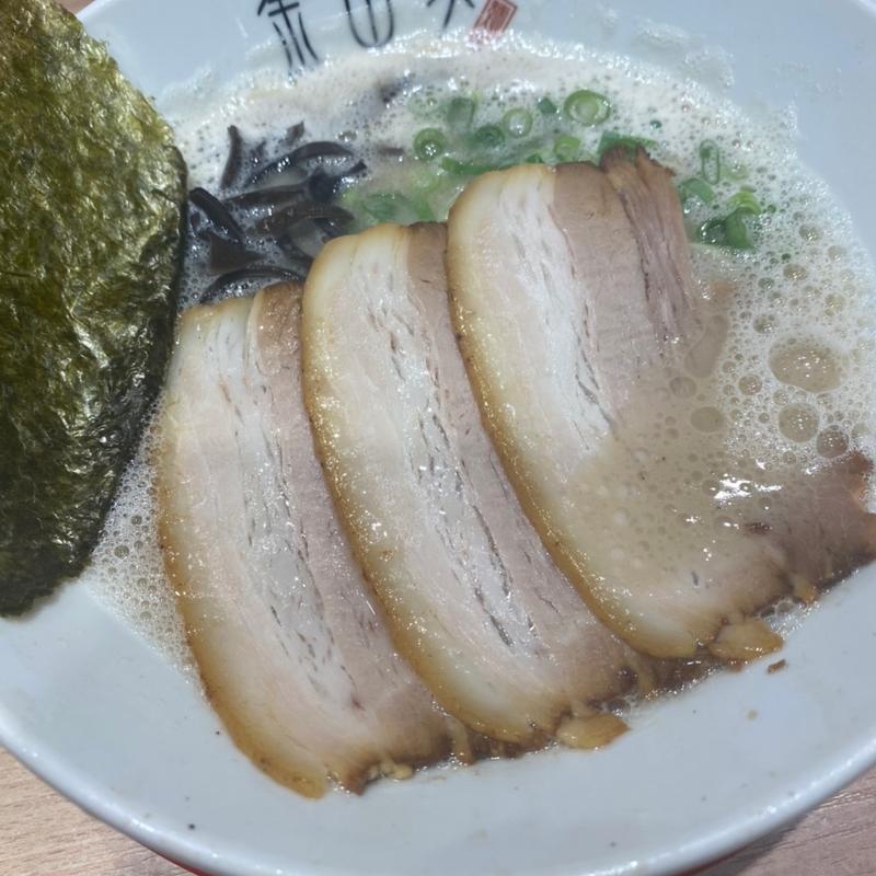 黒豚らーめん(黒豚とんこつ金田家 なんばラーメン一座店)
