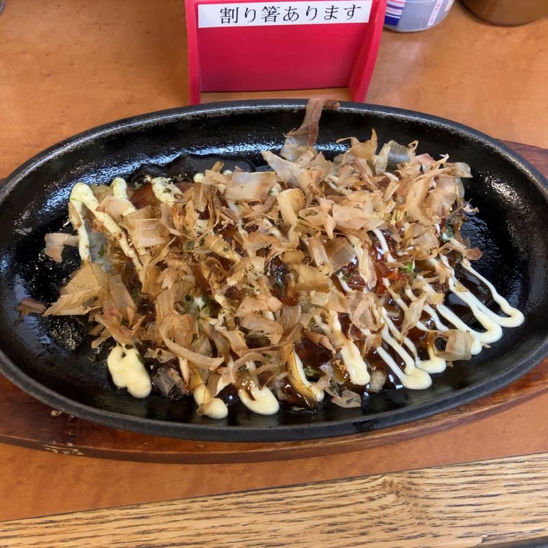 殿堂入り鉄板お好み風キャベツ焼き(立呑処 へそ 新橋本店)