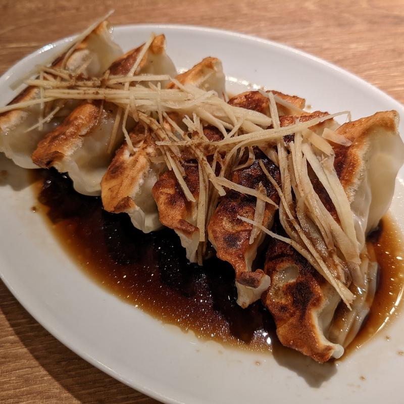 黒酢生姜たれ餃子(金の餃子酒場 恵比寿店)