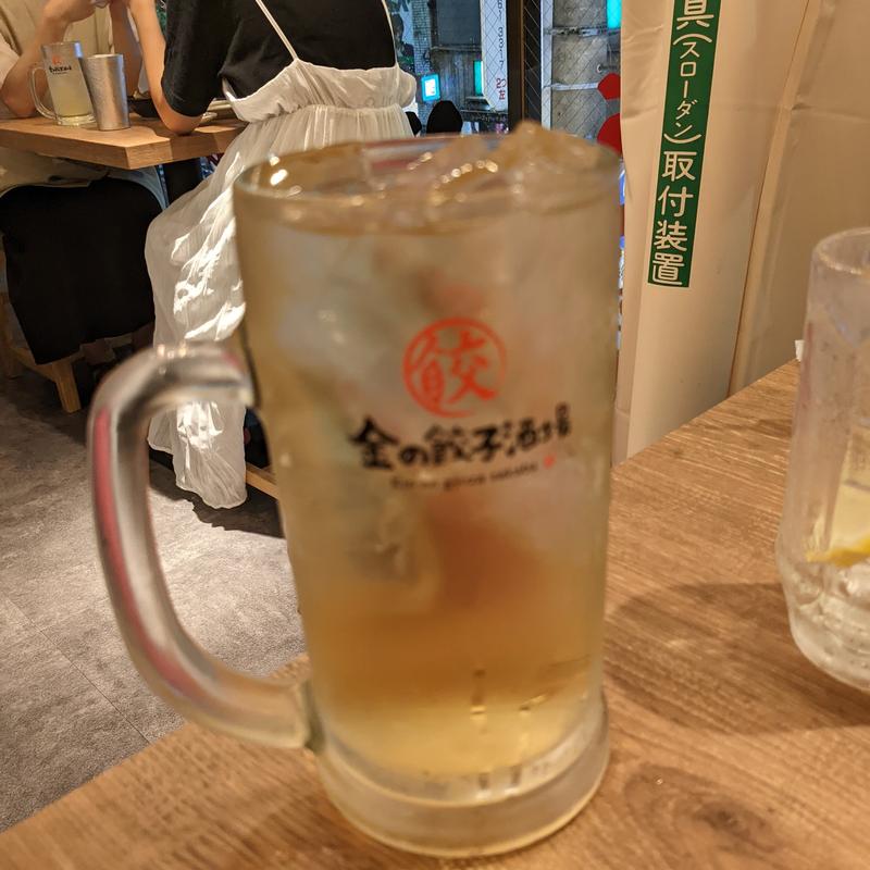 コーン茶ハイ(金の餃子酒場 恵比寿店)