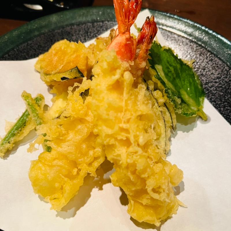 天ぷらの盛り合わせ(くるみ庵 )