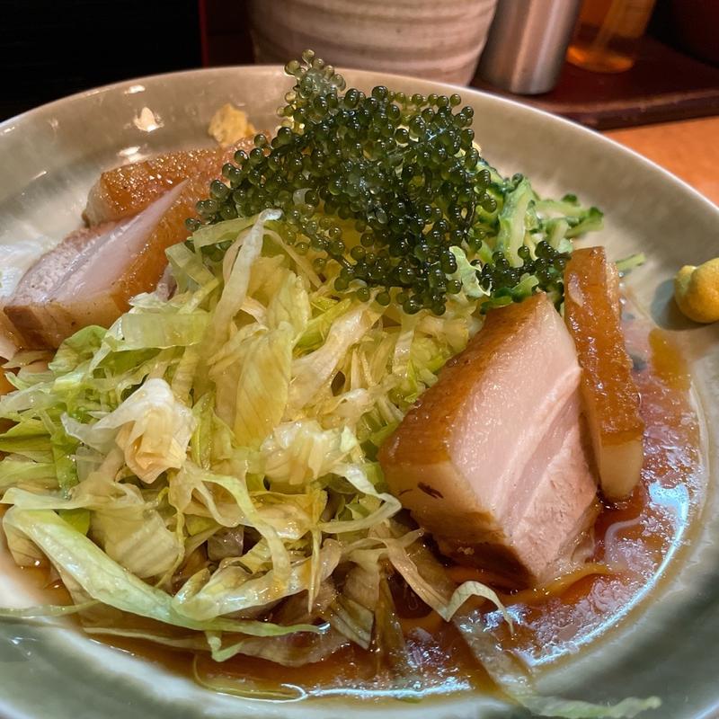 沖縄そばの冷やし中華(沖縄そば やんばる （おきなわそば・やんばる）)