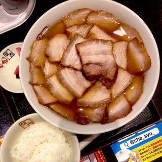 メガ盛りチャーシュー麺(喜多方ラーメン坂内 多摩センター店)