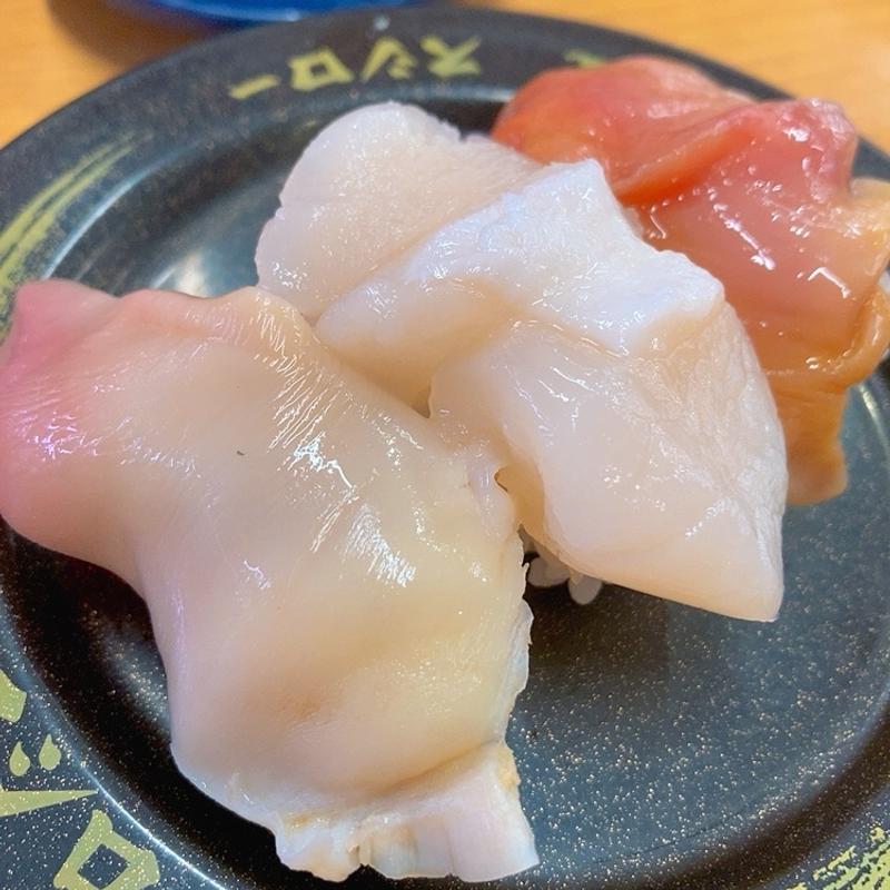 貝3種盛り(スシロー 広島舟入店 )