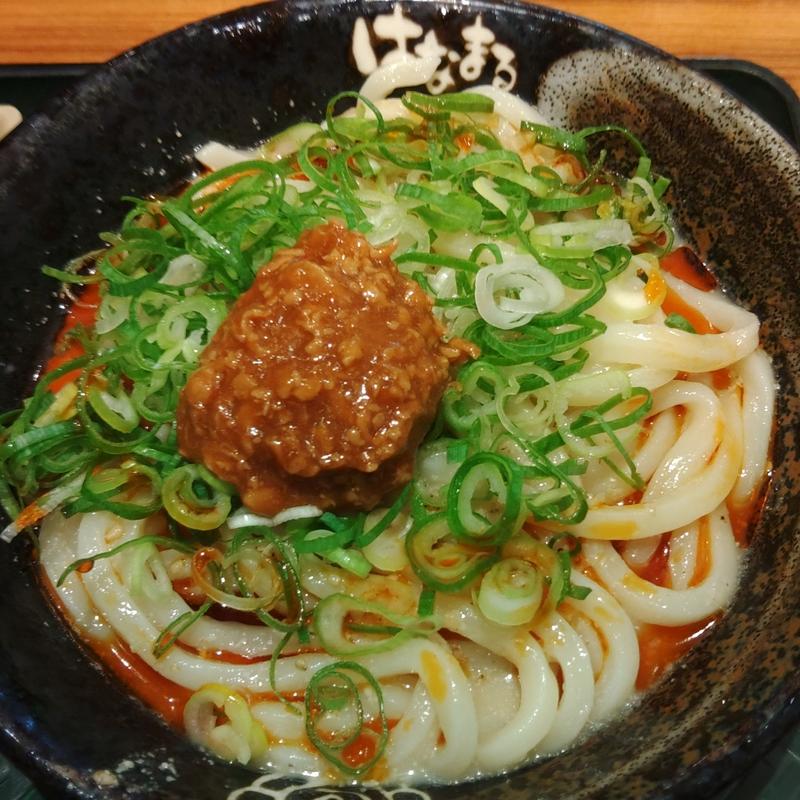 冷やし担々うどん(はなまるうどん ユアエルム青戸店

)