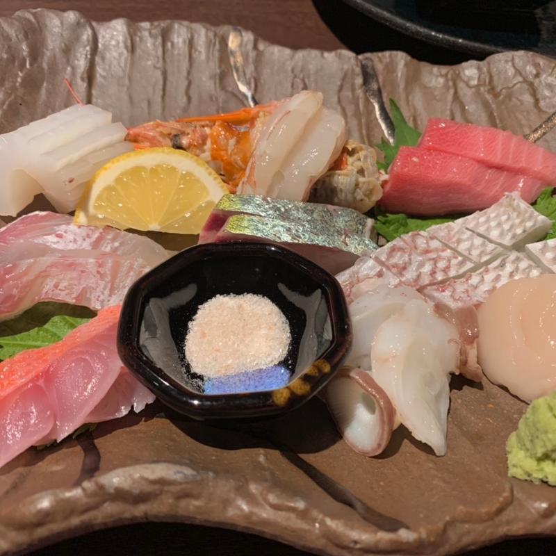 魚ふじ御膳(刺身定食)(魚肴食堂 魚ふじ)