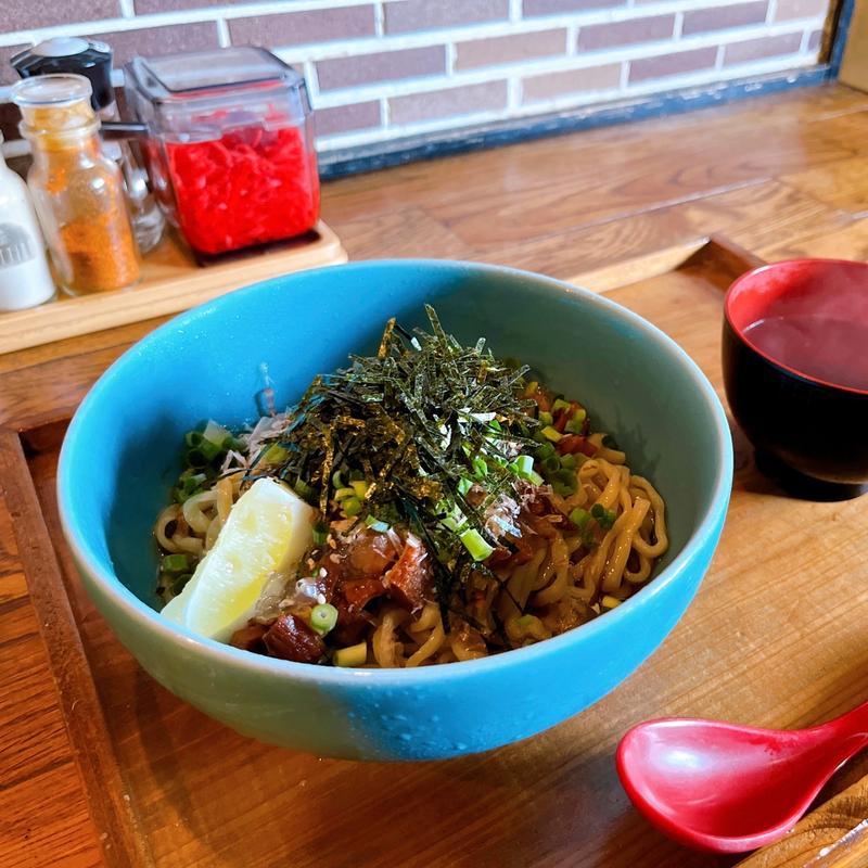特製冷やしジュレダレぶっかけまぜそば(オキナワ ソバ エイブン （Okinawa Soba EIBUN）)