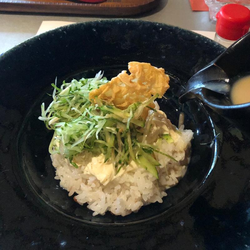 冷製みそ坦々(紫水庵)